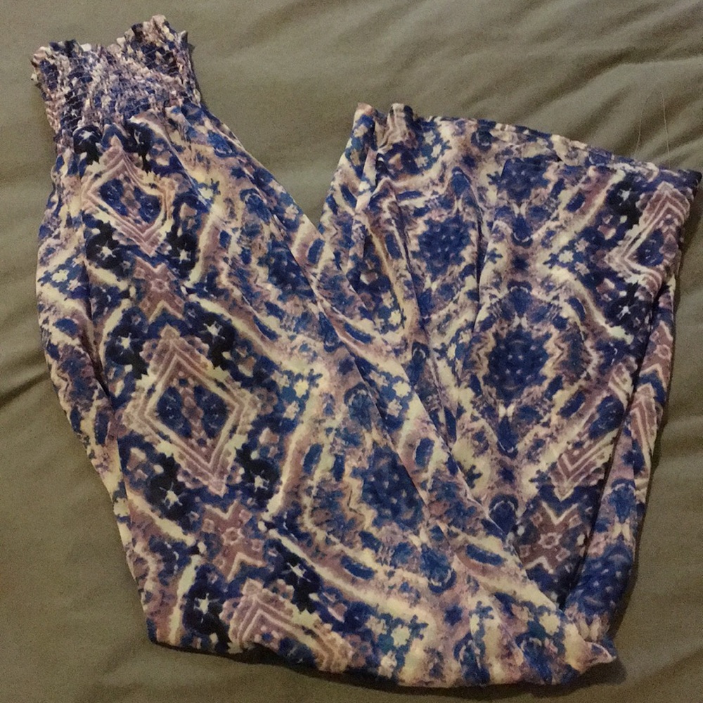 Purple Show me your mumu bellbottom flowy pants!